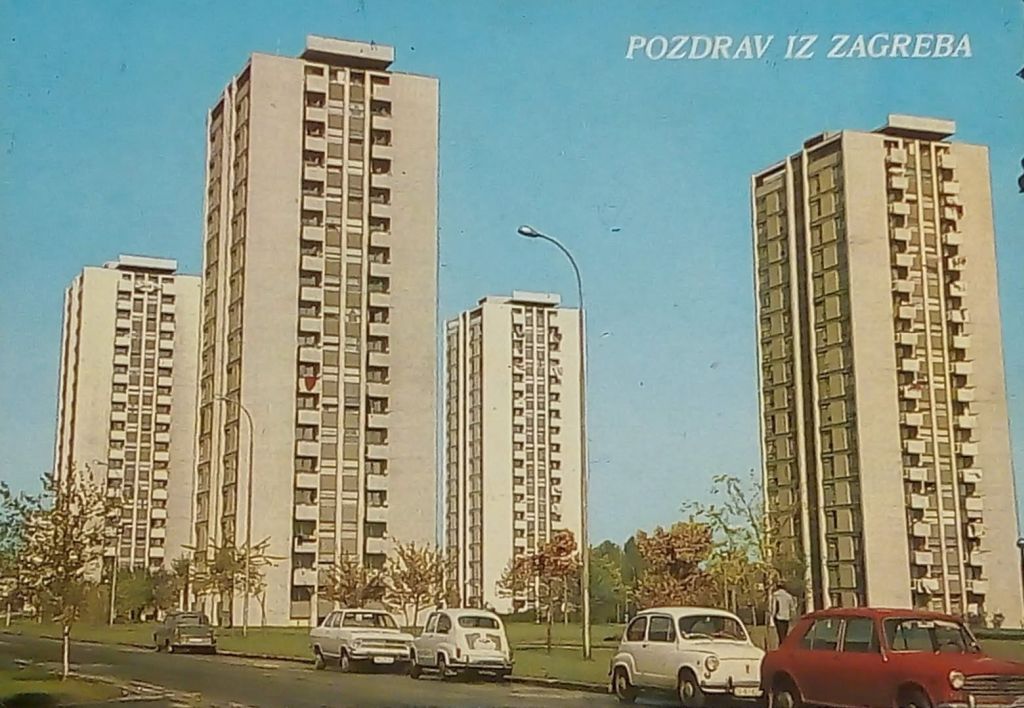 Razglednica Zagreb 1976. godine